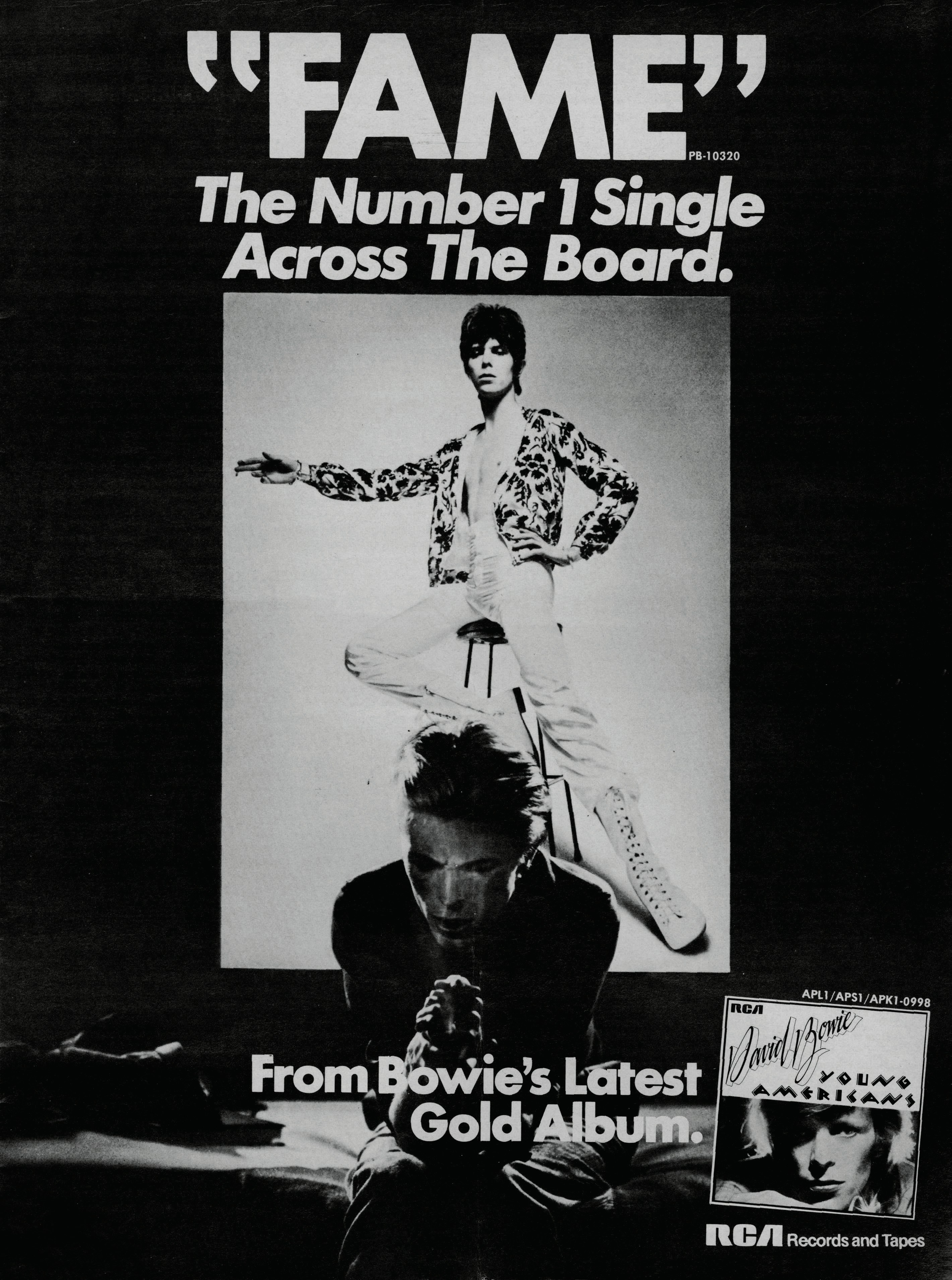 Advertisement for "Fame"